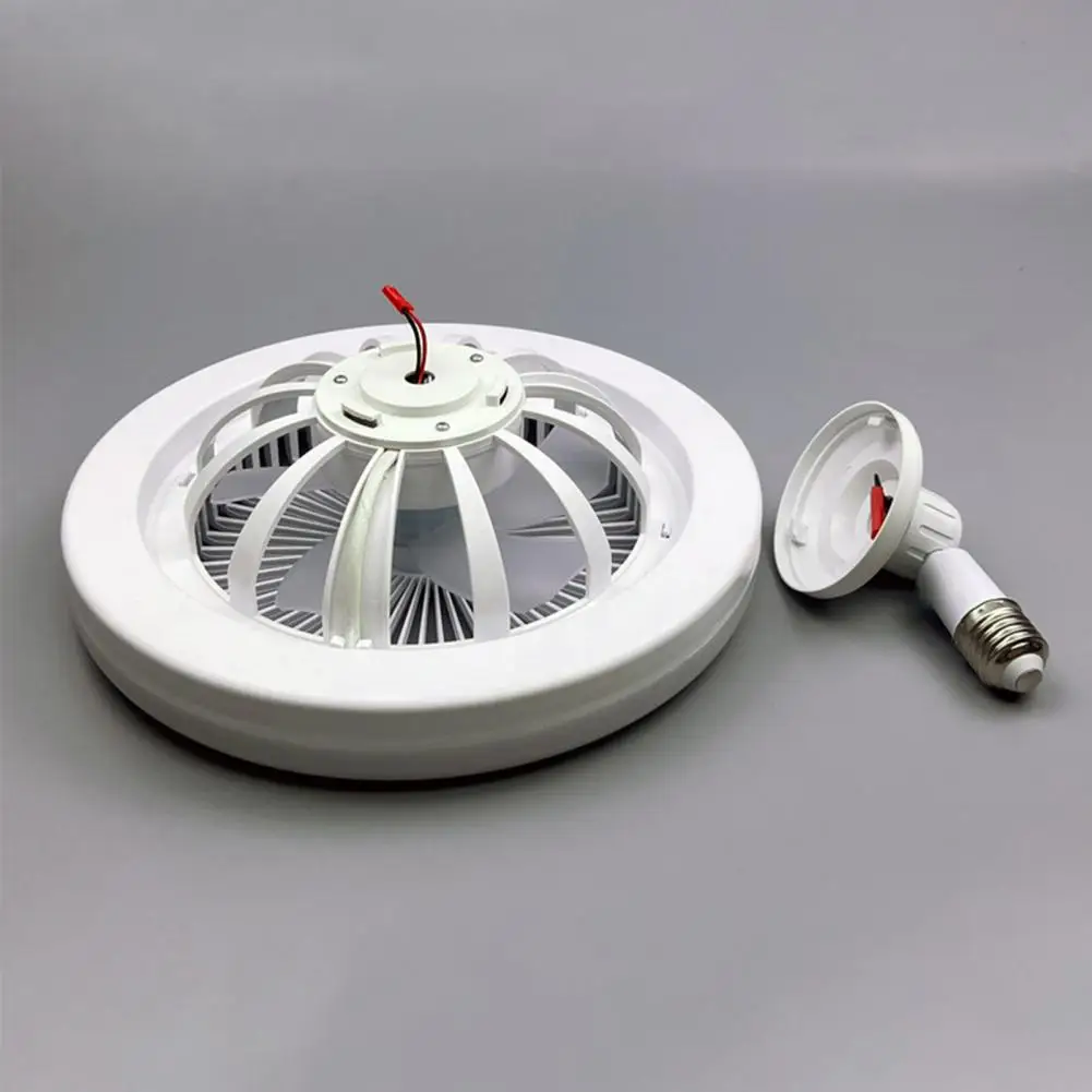 

Led Fan Light Remote Control Socket Fan Light Dimmable Led Ceiling Fan with 3 Speed Settings Low Noise Flicker-free E27 Bulb