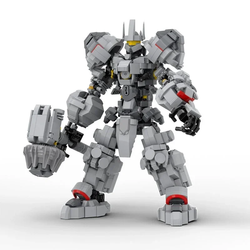 

MOC Overwatch Blizzard роботы меха аниме фигурки Reinhardt строительные блоки игрушки для детей подарки для детей 1307 шт. кирпичи