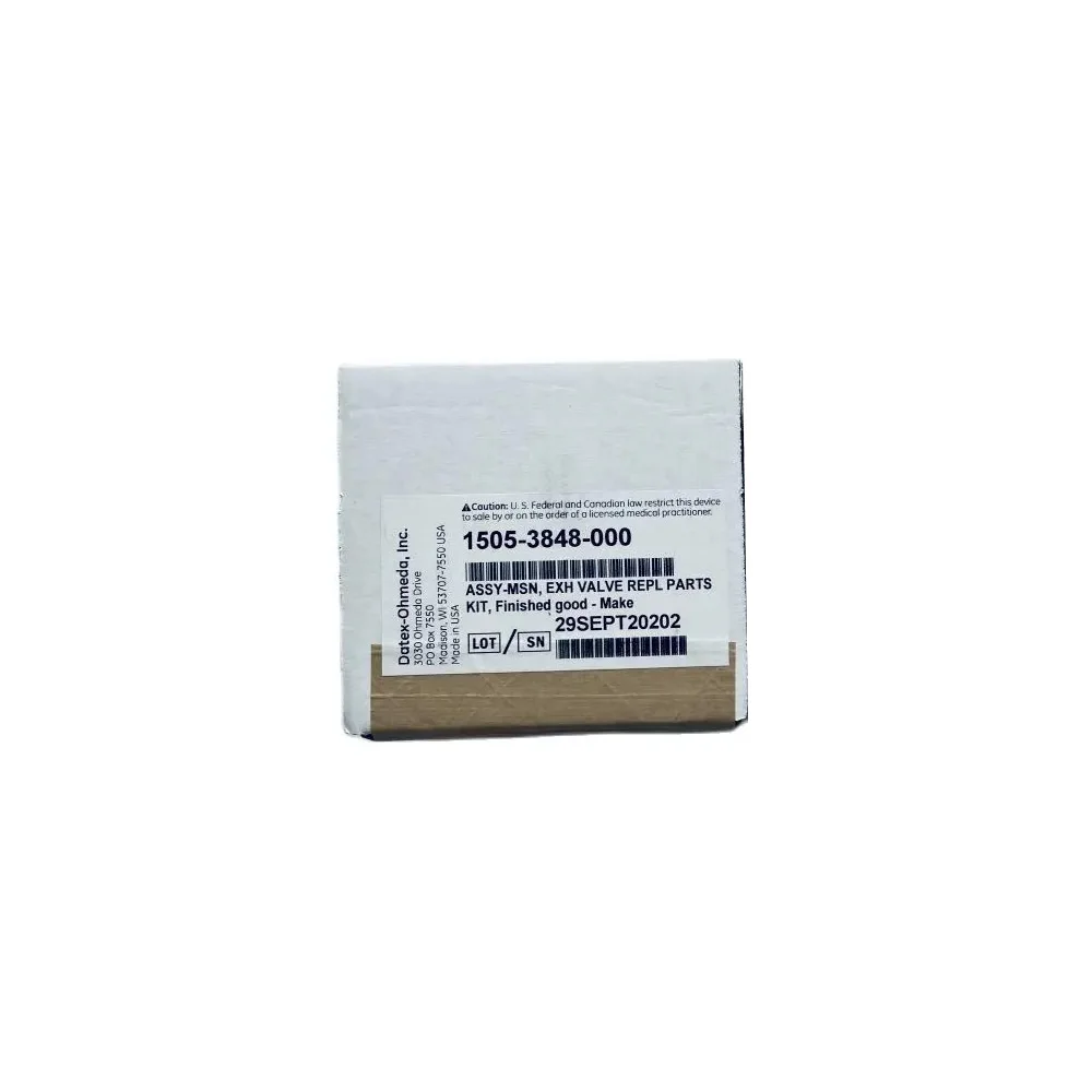 GE Datex-Ohmeda Engstrom Pro R860 Exhalation Valve 1505-8568-000 1505-3231-000 Flow Sensor 1505-3848-000