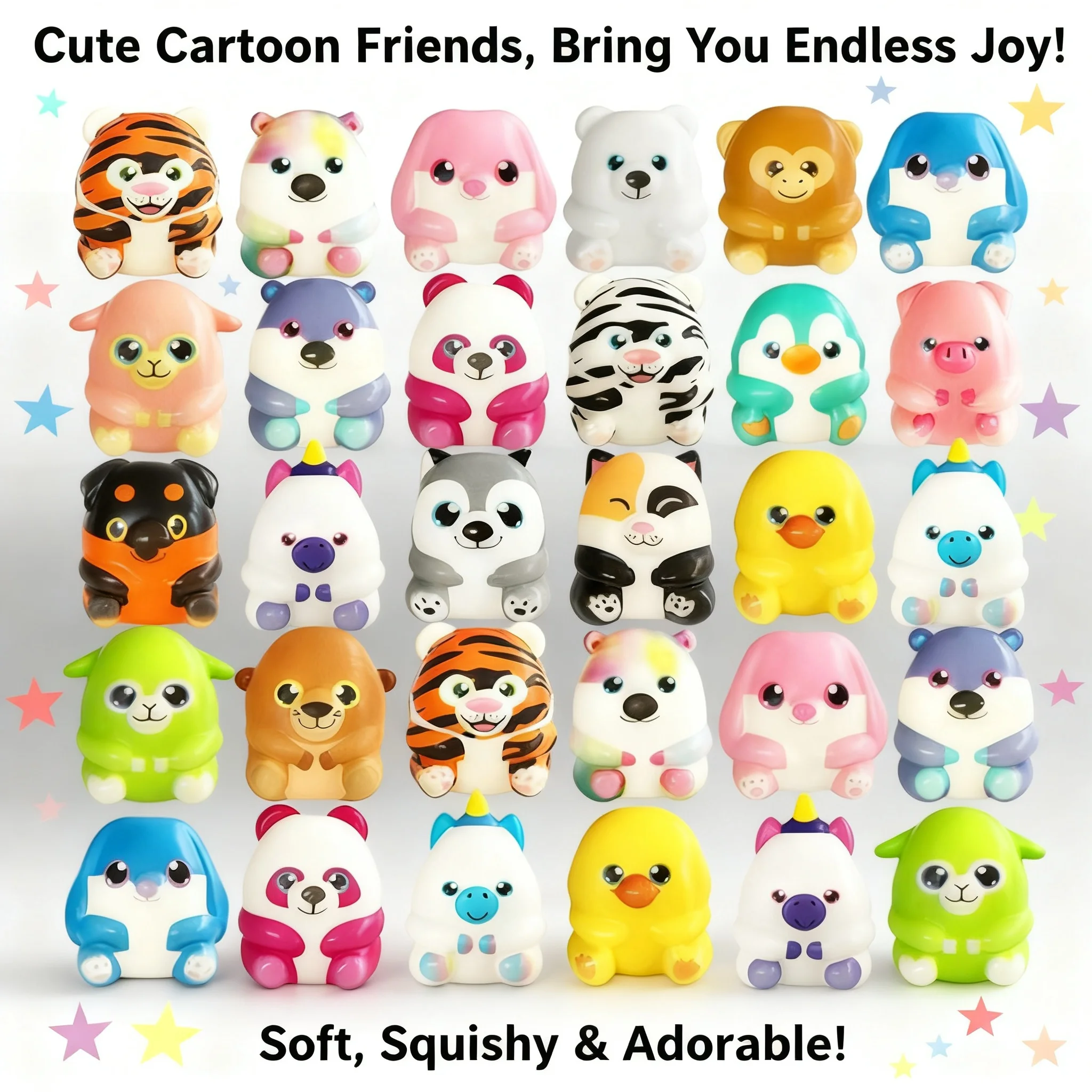 

12PCS Mini Squishies Toys for Kids Adult Stress Relief Kawaii Cute Slow Rising Squeeze Random Carnival Goodie Bag Stuffers