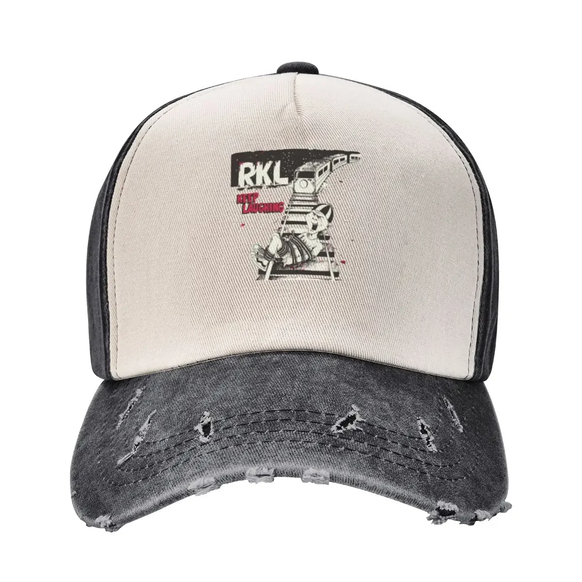 

Rkl keep laughing Baseball Cap Streetwear hiking hat men's big size hat hats for men Women's Hats For The Sun Men's