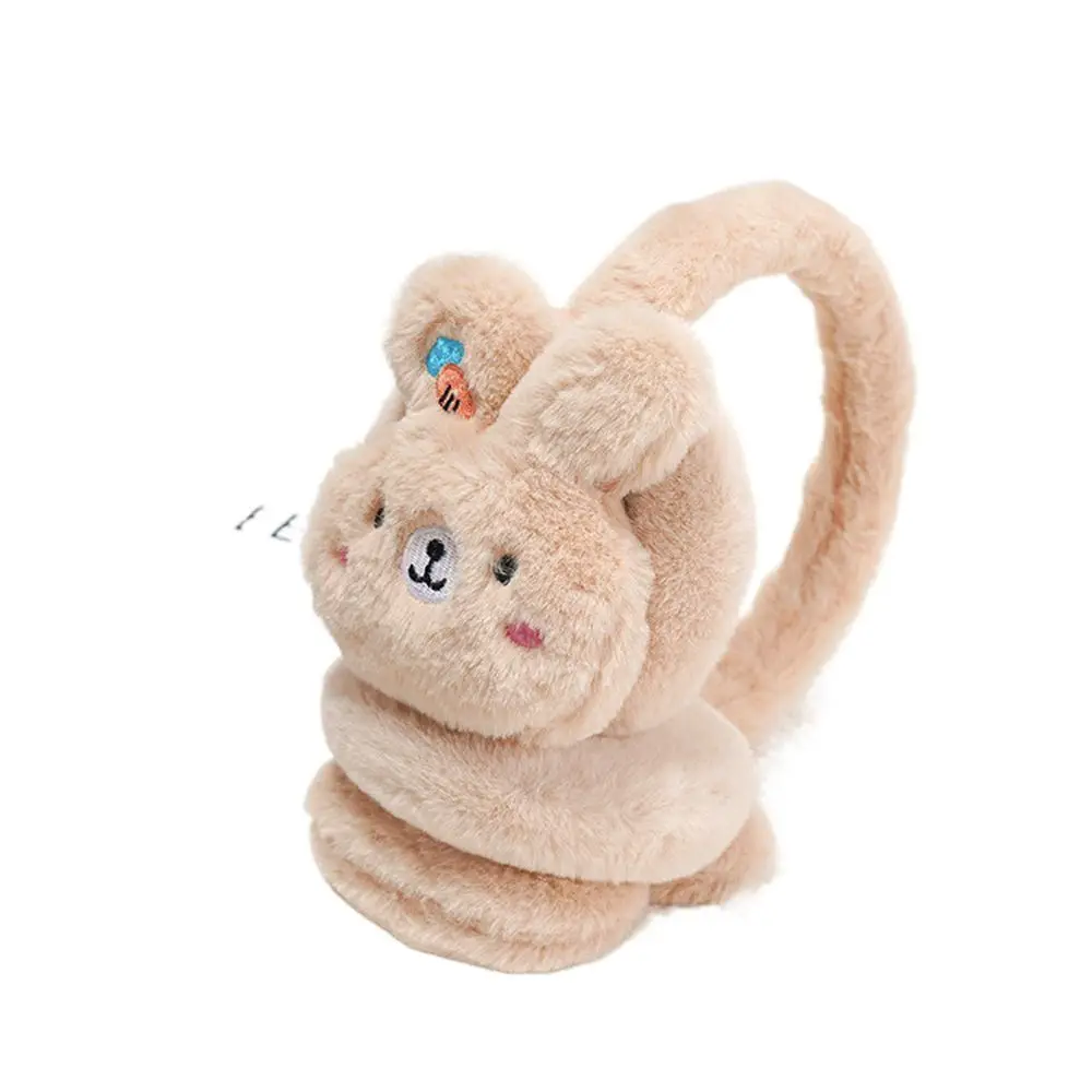 غطاء أذن مريح على شكل أرنب شتوي سميك مقاوم للرياح غطاء أذن للنساء غطاء أذن لطيف على شكل رسوم كرتونية #1