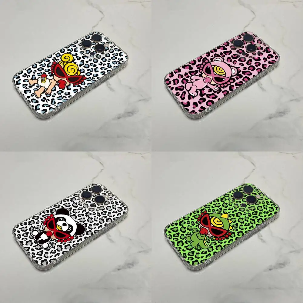 

Leopard Print H-Hysteric M-Mini Phone Case For iPhone 16,15,14,13,12,11 Plus,Pro,Max,XR,XS,Plus,E,SE4,Mini Transparent Cover