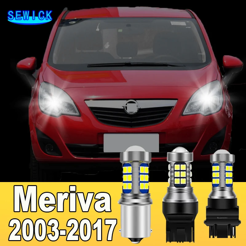 2pcs Dual Mode LED Turn Signal+Daytime Running Light DRL Accessories For Opel Meriva A B 2003-2017 2009 2010 2011 2012 2013 2014