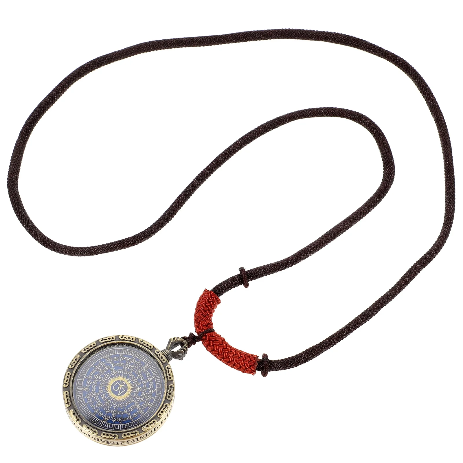 

Small Pendant Retro Vintage Necklace Hanging Decor Delicate Alloy Sweater Chain Lightweight Neck Accessory for Men Women