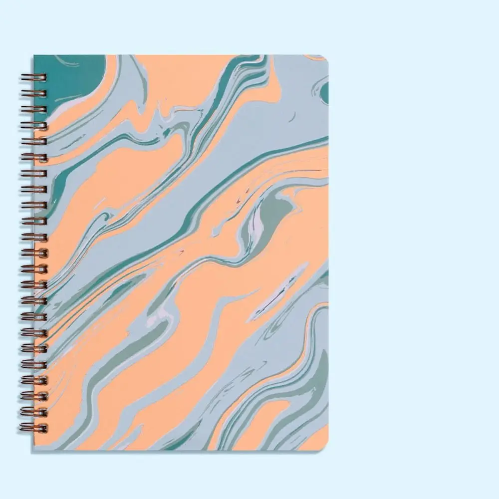 Memo Notes Spiral Notebooks Protect Eye Paper Diary A5 Coil Notebook with Plastic Waterproof Cover Thickening Cartoon Notepad