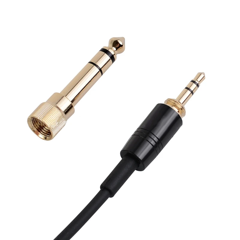 Headset Audio Wire 6.35 / 3.5mm Male to Min Cable for AKG K240 K240S K240MK II Q701 K702 K141 K171 K181 K271