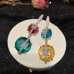 Bilincolor Candy Color Sweet Temperament Earrings for Women