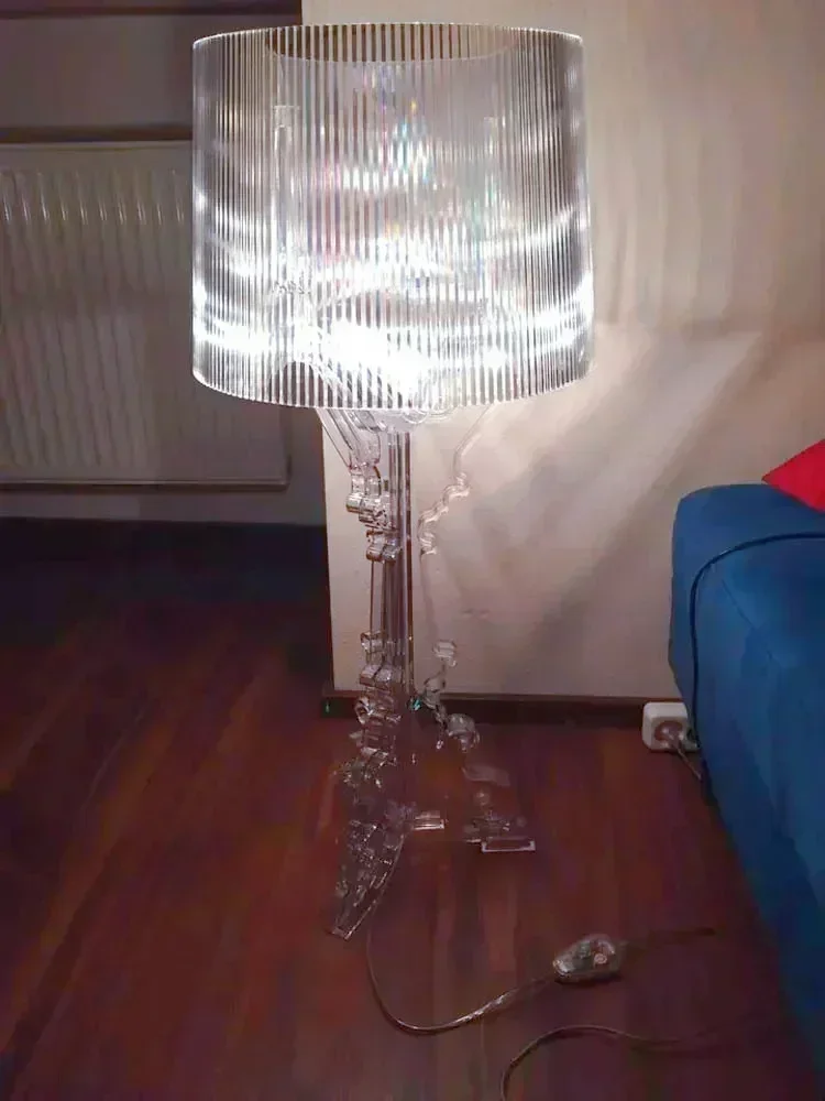 Transparent White Baroque Ghost Table Lamp Bedroom Bedside Simple Modern Creative Personality Indoor decorative desk lamp