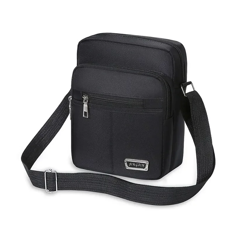 Man Bag One Shoulder Multi-function Messenger Bag Password Lock Sports Bike Bag Waterproof USB Charging Port Anti-theft Chest BA