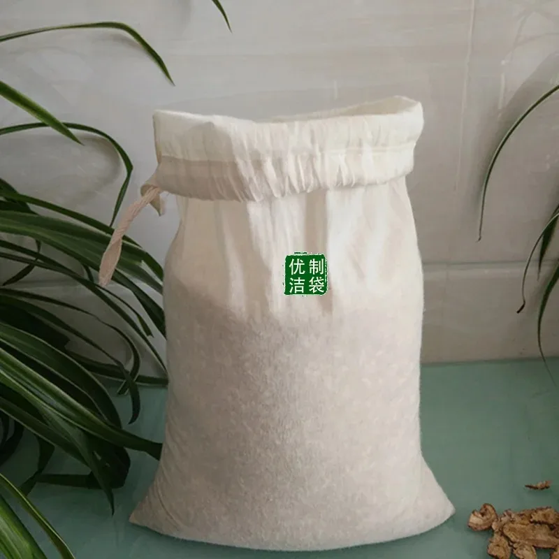 30*40cm  Cotton Straining Bag for Nut Milk, Sprouting, mesh, Juicing,in a Bag Straining for Homebrew wine Hops tea brew stainer