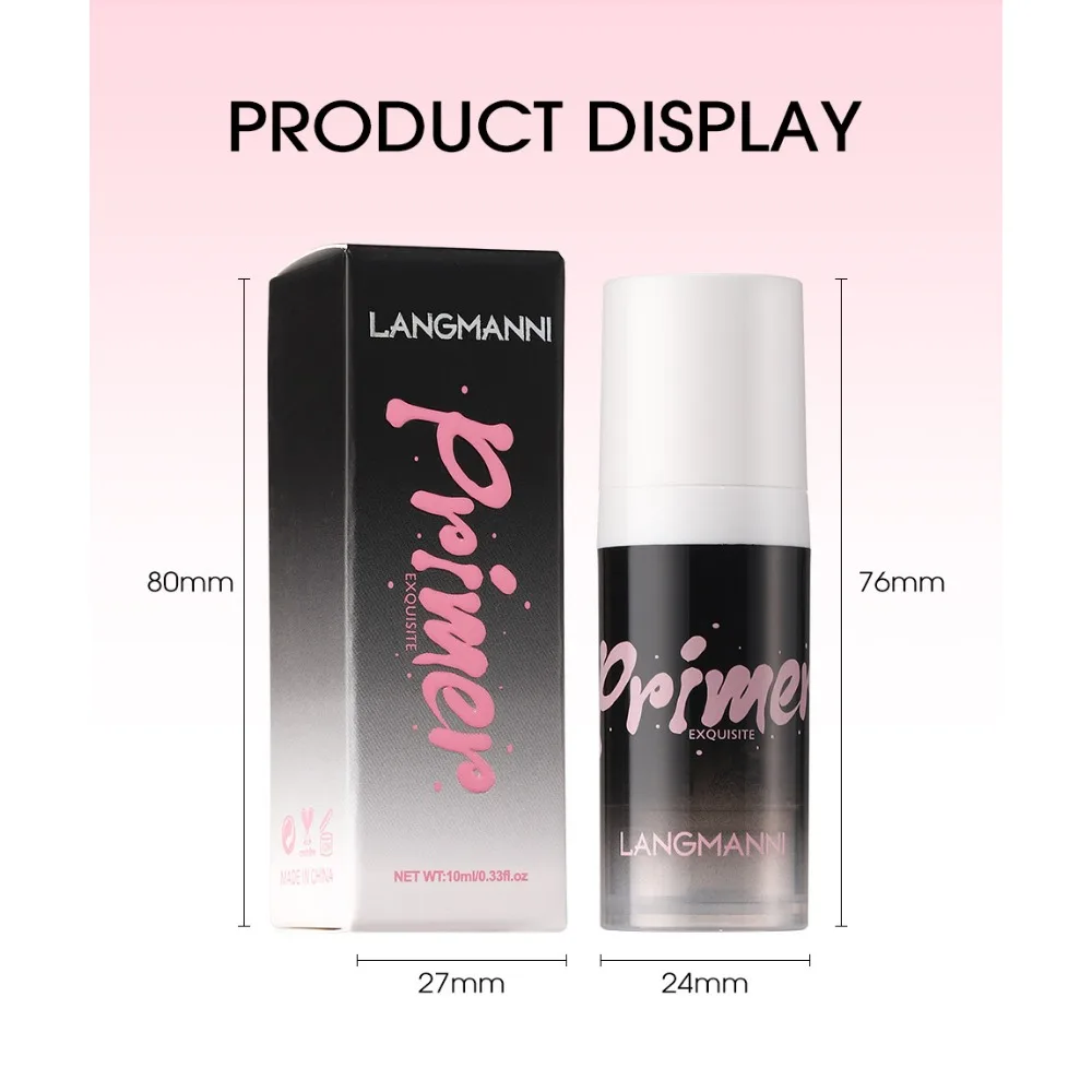 포리리스 페이스 프라이머 젤 오일 컨트롤 프리 메이크업 스무스 스킨 모이스춰 라이징 투명 베이스 파운데이션 내추럴 매트 오랫동안 지속