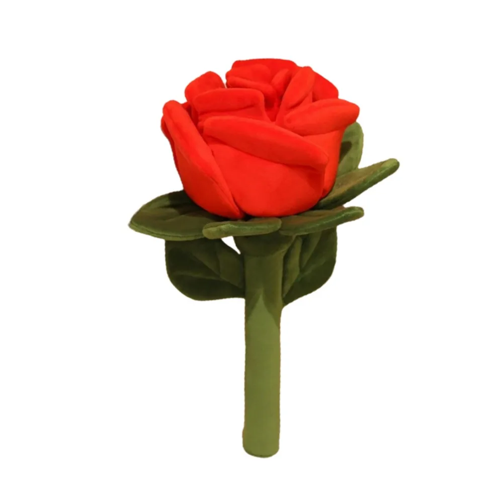 

Realistic Simulation Rose Romantic Lifelike Red Rose Bouquet Soft Heart Holding Rose Bouquet Wedding Decor