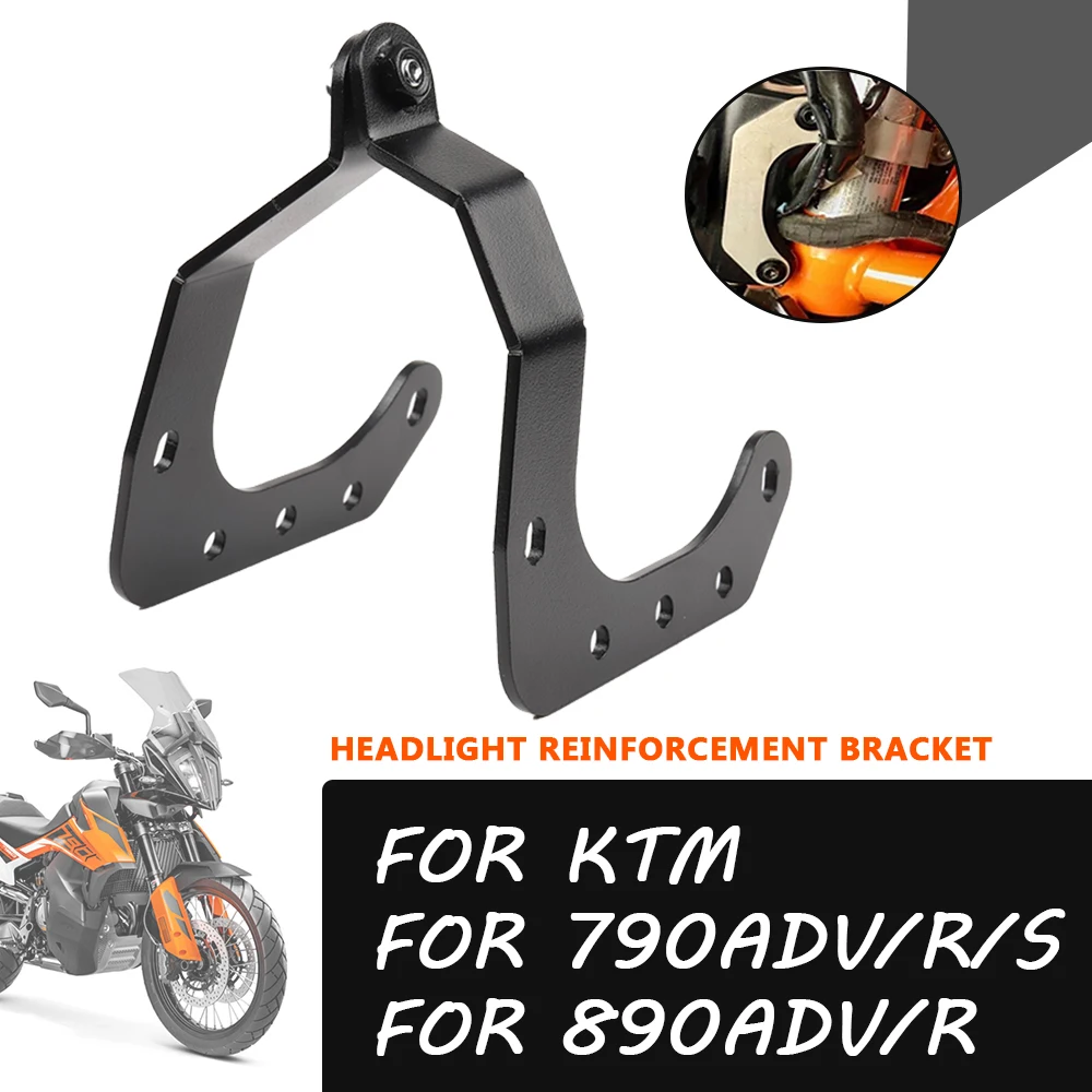 

For 790ADV Headlight Reinforcement Bracket For KTM 790 Adventure S 890 ADV R Rally 2020 2021 2022 Motorcycle Neck Brace Kit