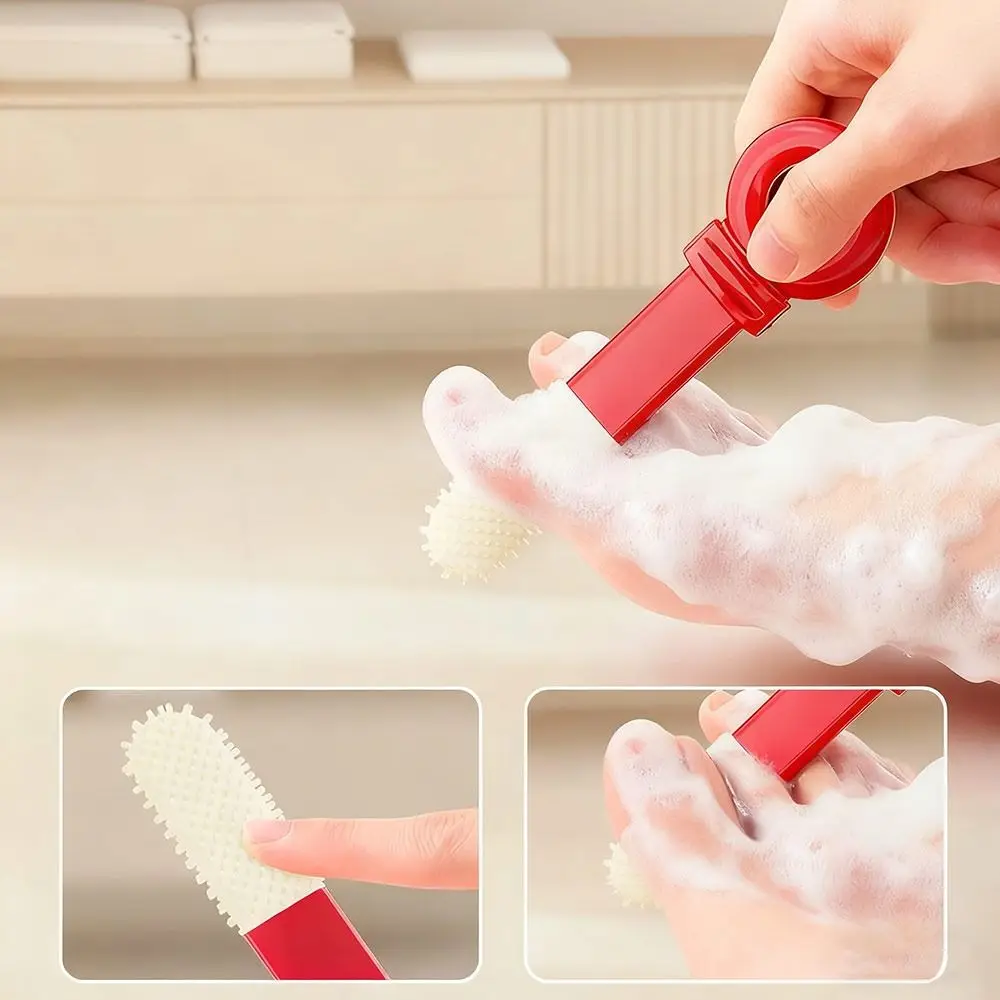 Lima de pies 3 en 1, Lima de talón exfoliante de dopamina, producto para eliminar la piel muerta dura, cepillo de limpieza de grietas de pies de doble cara, herramienta para el cuidado de los pies