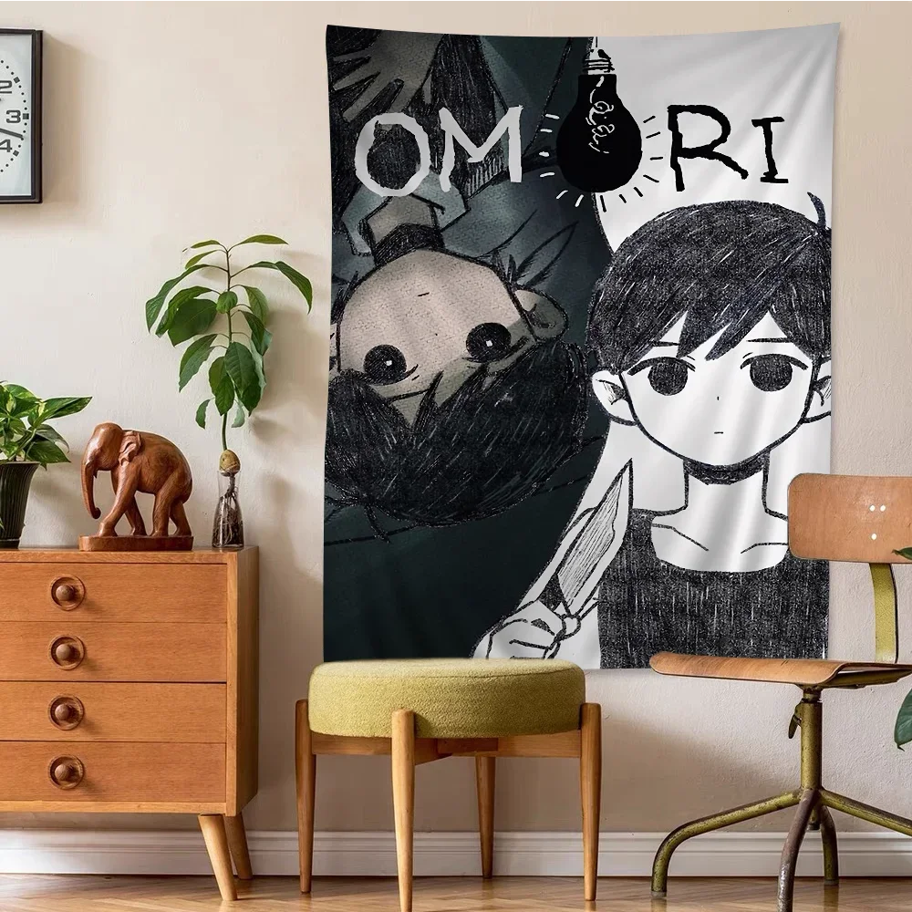 Omori Art Hippie Wall Hanging Tapestries for Living Room Home Dorm Decor Art Home Decor