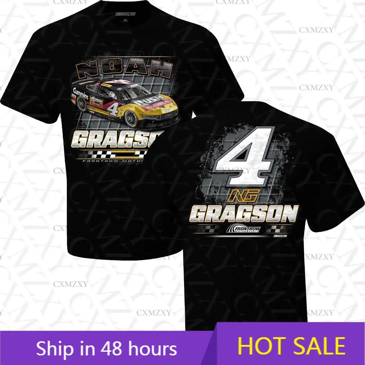 

Noah Gragson Rush Truck Centers 2-Spot T-Shirt Black - Exclusive