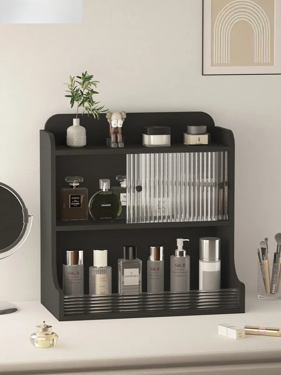 

Desktop Cosmetic Storage Box Acrylic Perfume Organizer Ra eup Desk Skincare Cabinet Dining Table Cup Sorting Box
