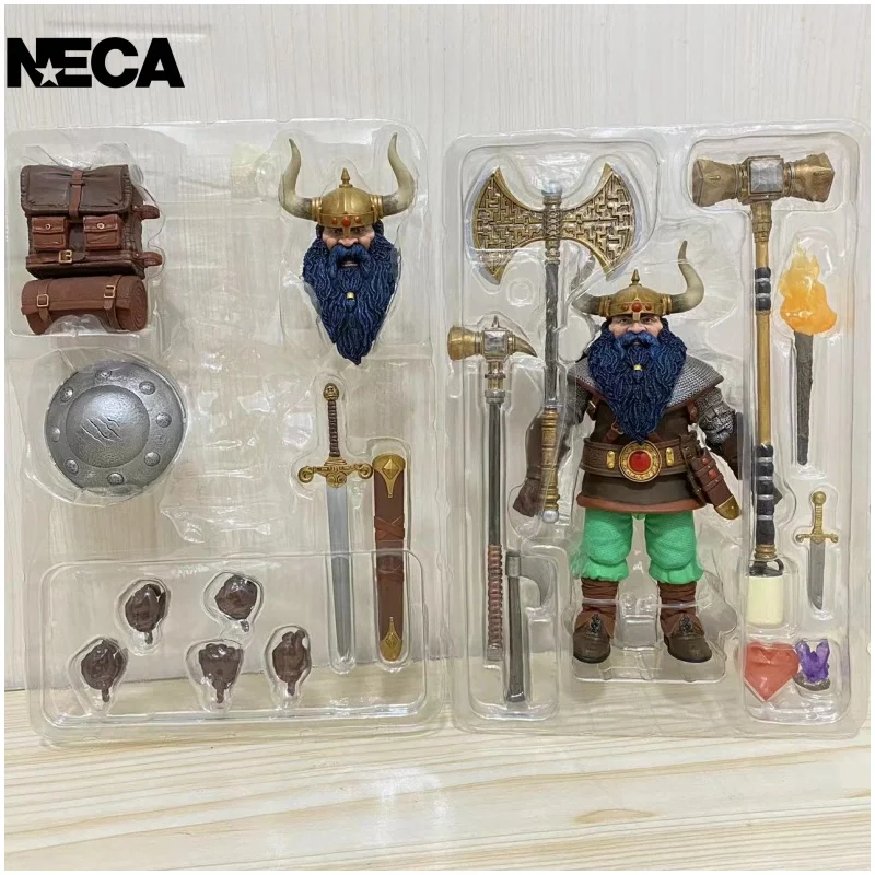 

NECA52279 Dragon and Dungeon Third Wave Dwarf Warrior Ikhorn Action Figure Model Toy