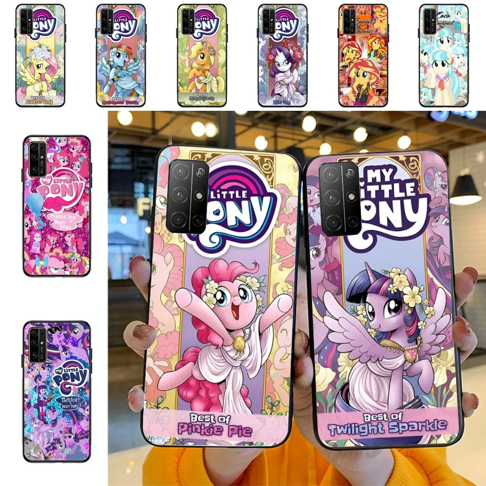 M-My Cartoon P-Pony L-Little Phone Case For Huawei Honor 10 lite 9 20 7A 9X 30 50 60 70 pro plus Soft Silicone Cover