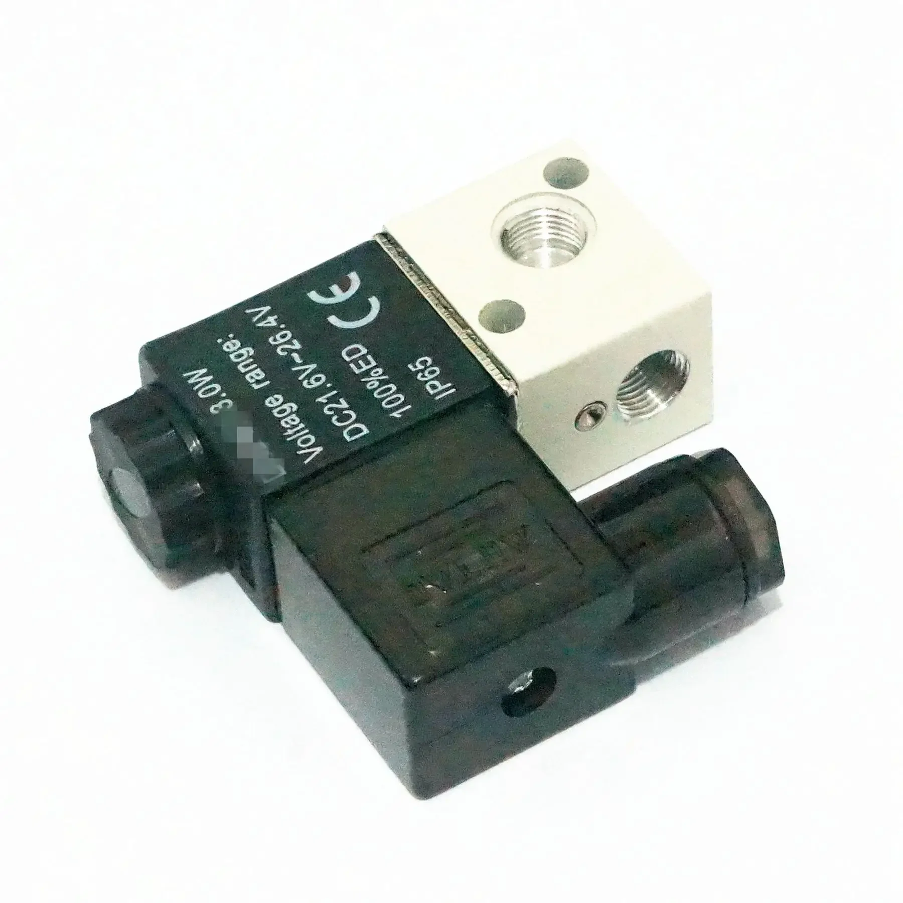 3V1-06 1/8 "BSP مغلق عادة 12VDC 24VAC/DC 36VAC 110VAC 220VAC 380VAC 3 منافذ 2 مواضع صمام الملف اللولبي صمام الهواء لفائف Led