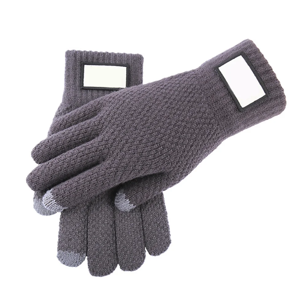 

1Pair Warm Gloves Men's Breathable Anti-Slip Touch Screen Suitable for Cycling Winter Telefingers Gloves