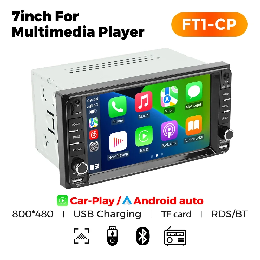 

7inch Touch Screen MP5 Carplay Car Radio Android Auto for Toyota VIOS CROWN CAMRY COROLLA RAV4 Universal Multimedia Video Player