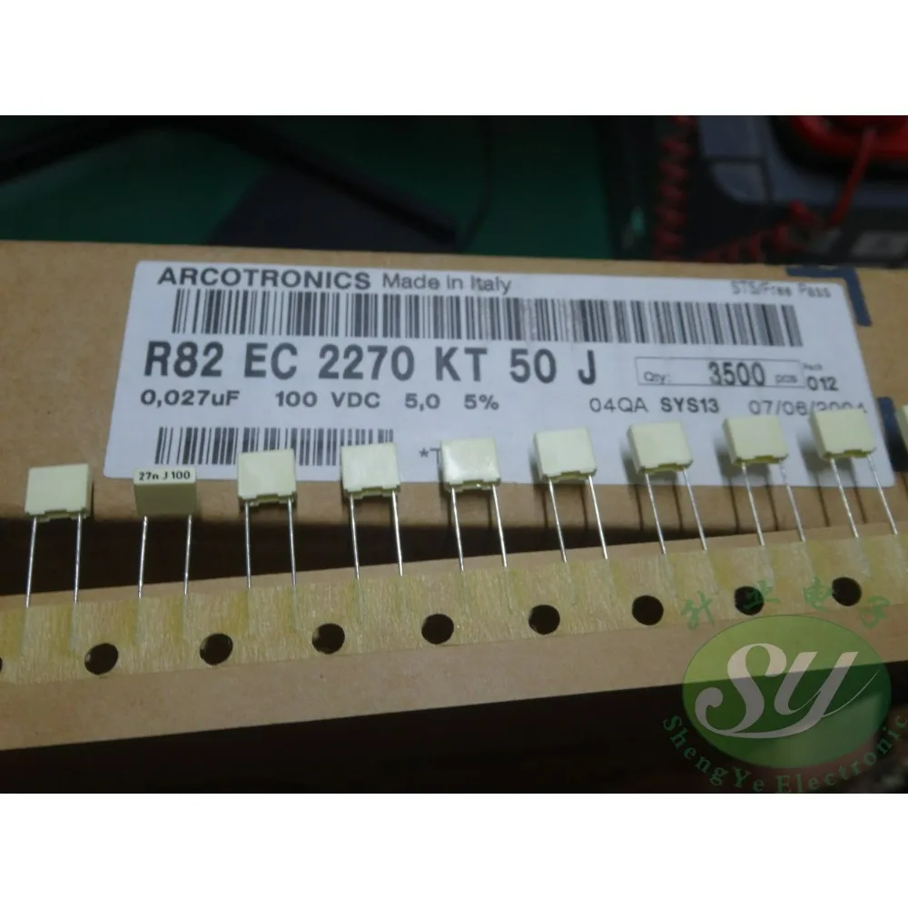 

20PCS AV R82 0.027uf/100V 27nf 273 New 5mm Film Capacitor R82EC2270KT50