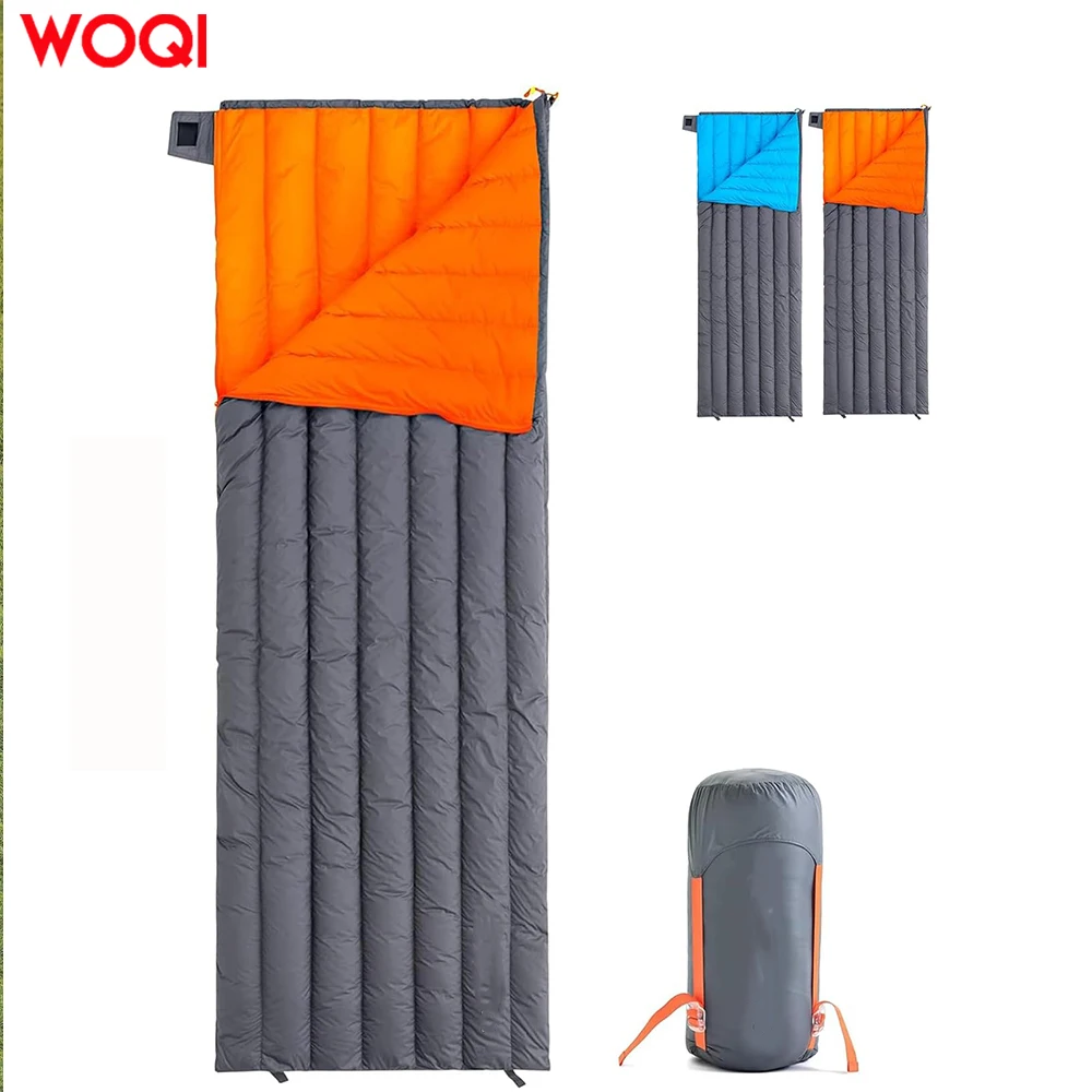 

New High Quality Hatless Camping Outdoor Travel Waterproof and Warm Down Envelope Sleeping Bag