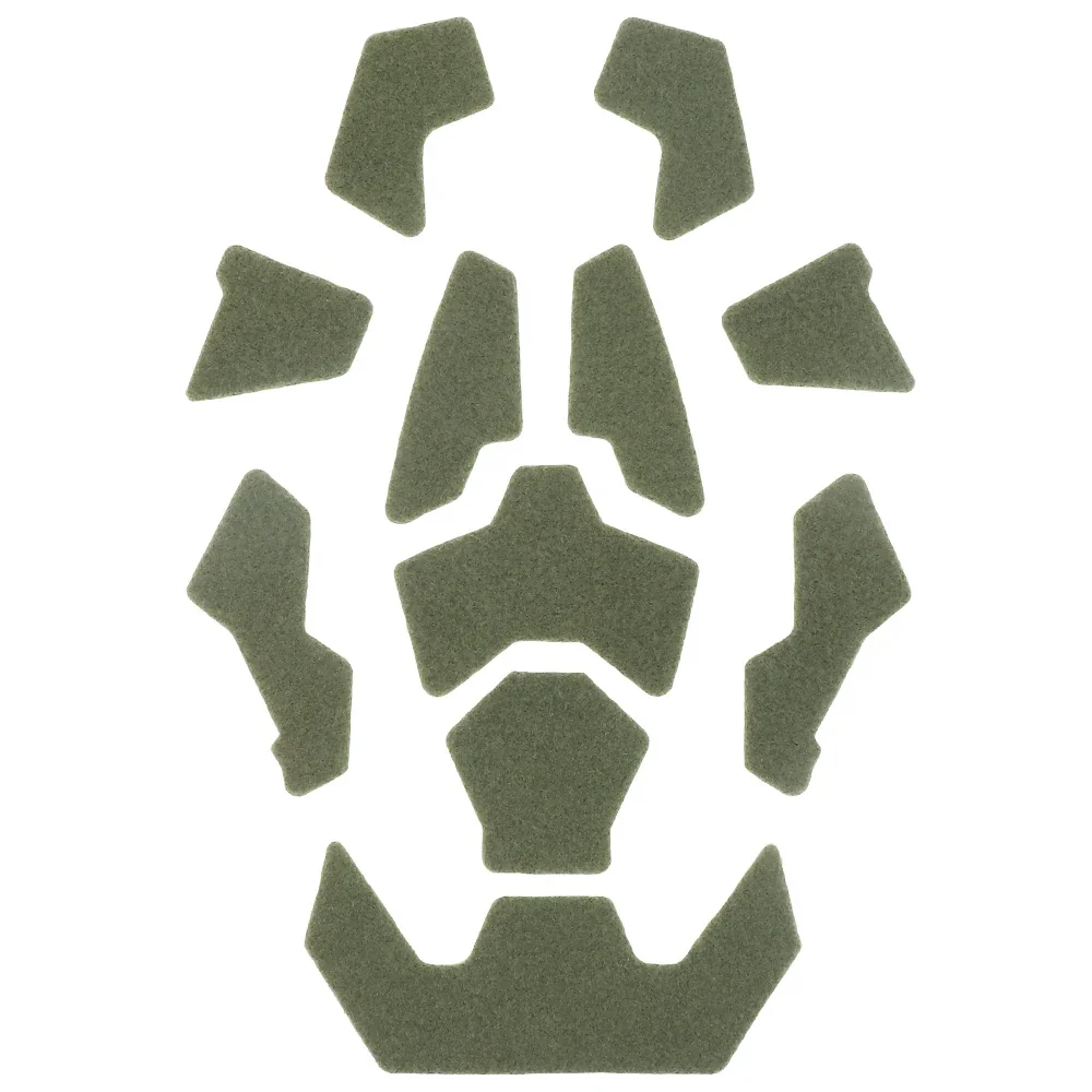 FAST Helmet Magic Sticker Hunting CS Helmet Patches Hook and Loop Sticky for FAST Helmet 11pcs Set Helmets Accessories