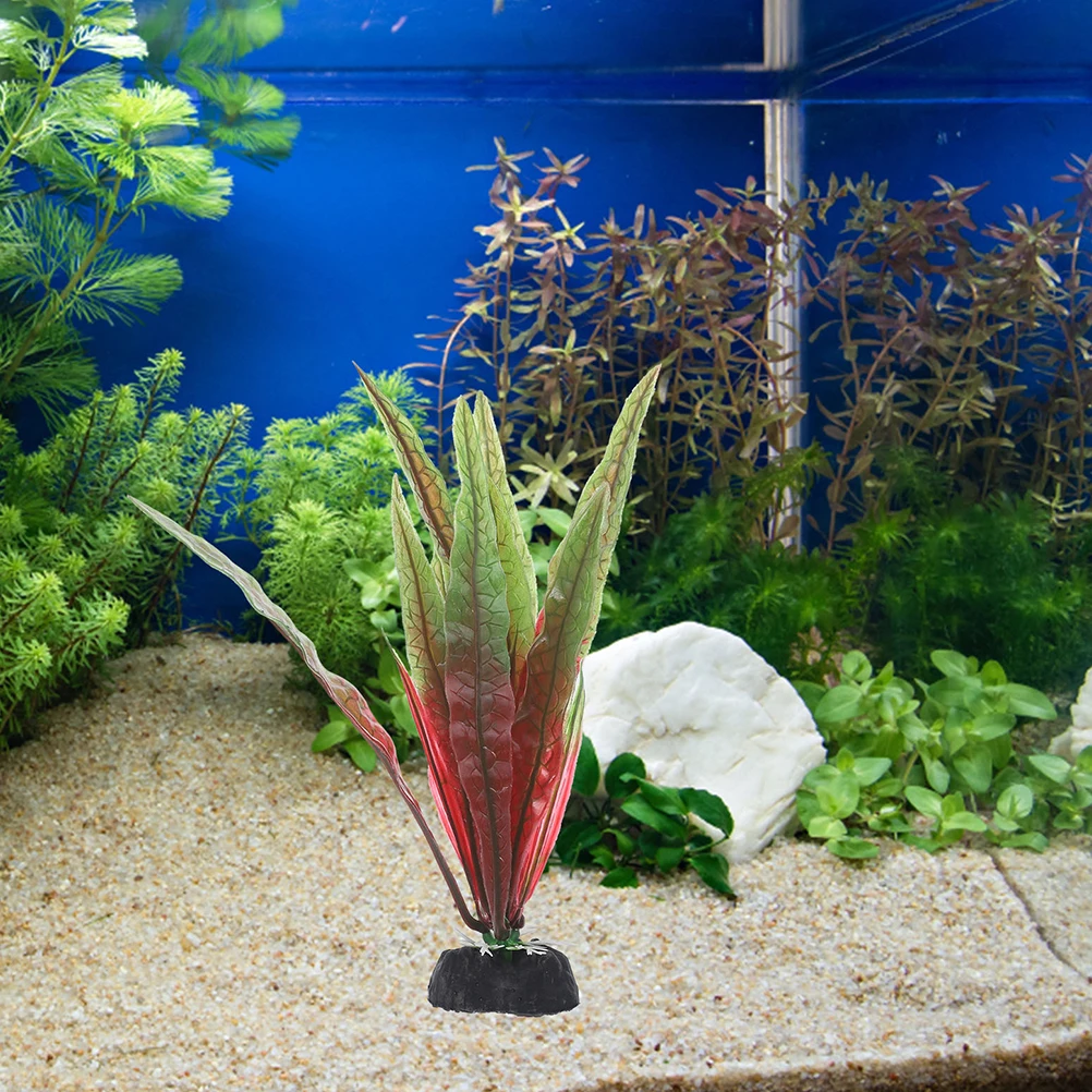 

6pcs Aquarium Plants Realistic Water Grass Decoration Fish Tank Accessories Plastic Aquatic Plants Artificial Fish for Aquarium