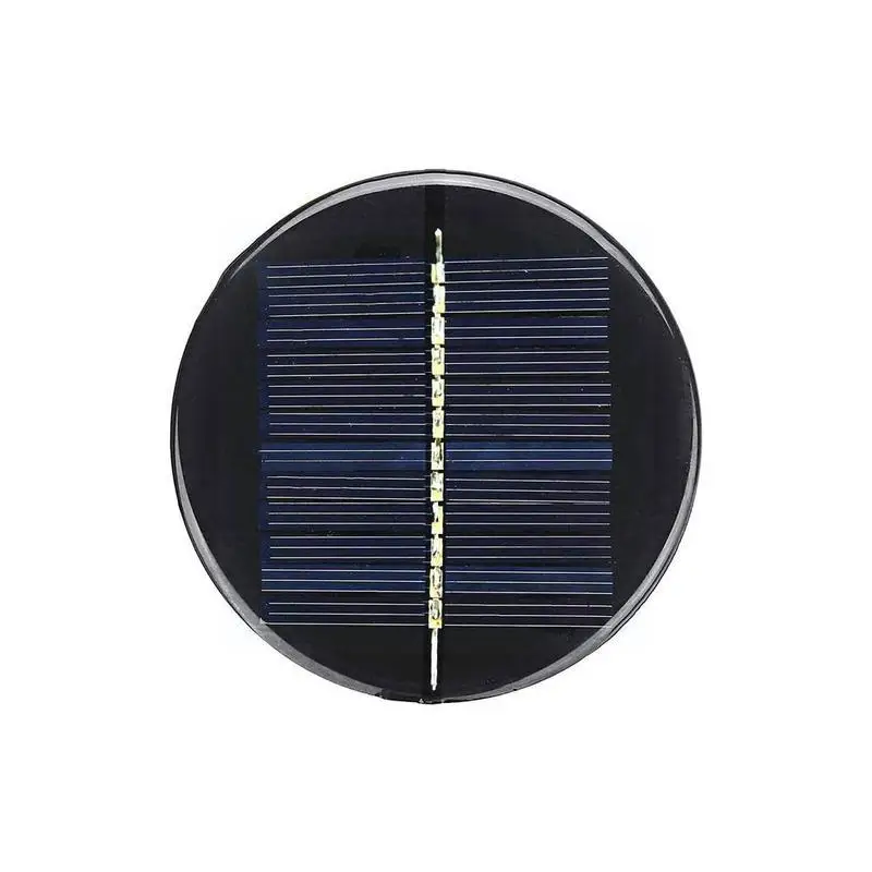 1pcs Polykristallines Silizium 6v Solar Rundklebebrett Panel Battery Durchmesser Charger 80mm Diy Mini Solar System Solar X5N6