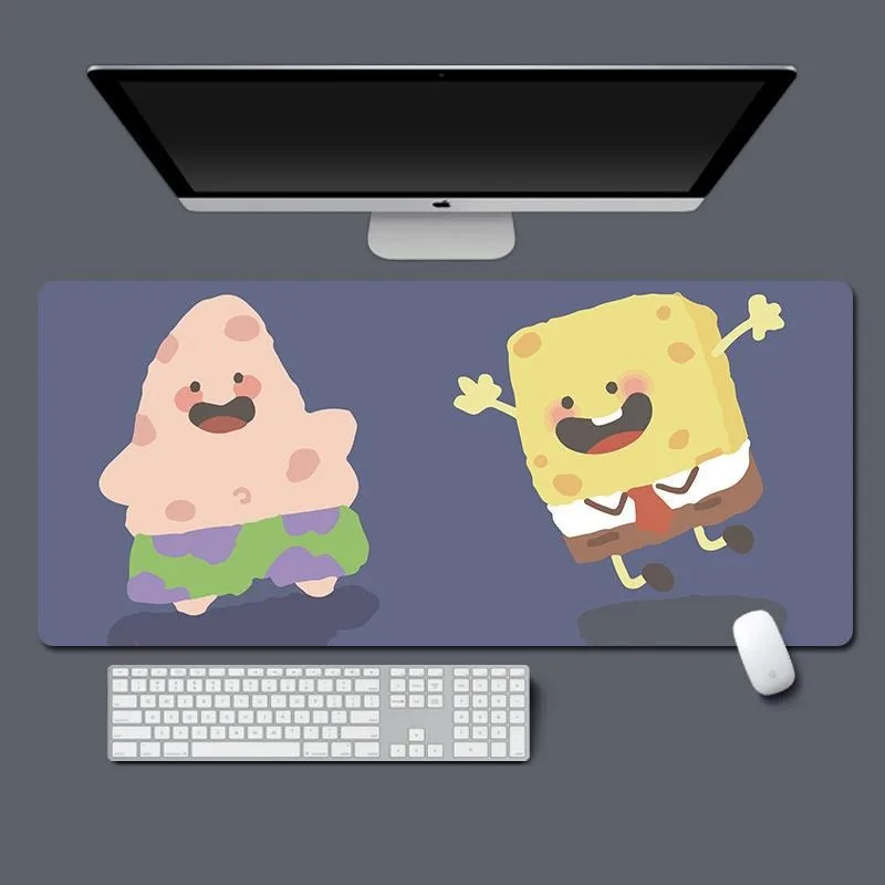 

Kawaii 3mm SpongeBob Mouse Pad Pai Daxing Cute Cartoon Office Computer Laptop Keyboard Pad Anti Slip