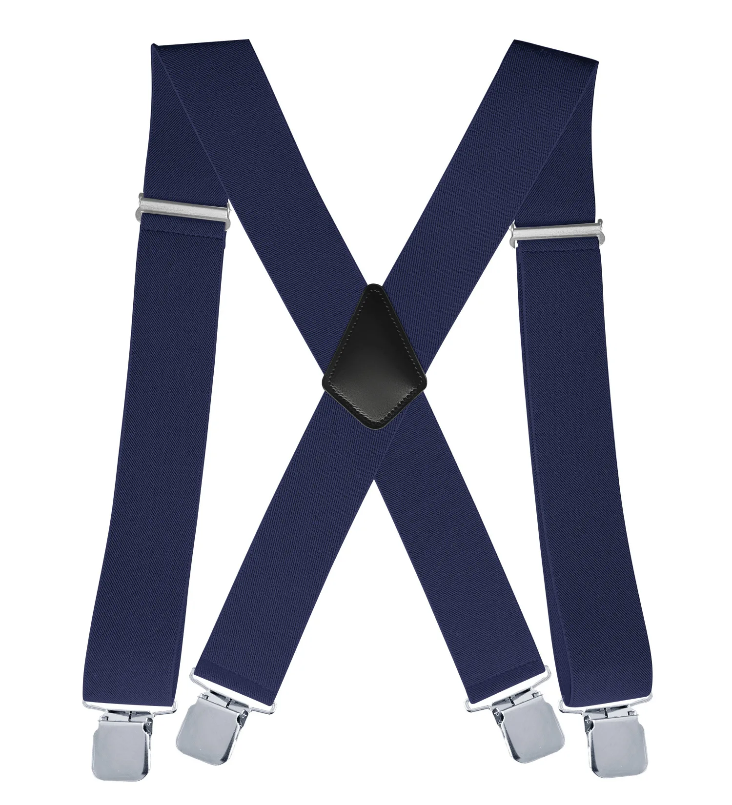 Suspenders Men 4 Clip 5cm Width Braces Adjustable Elastic Strap Belts Heavy Duty Trouser Suspensorio Garter