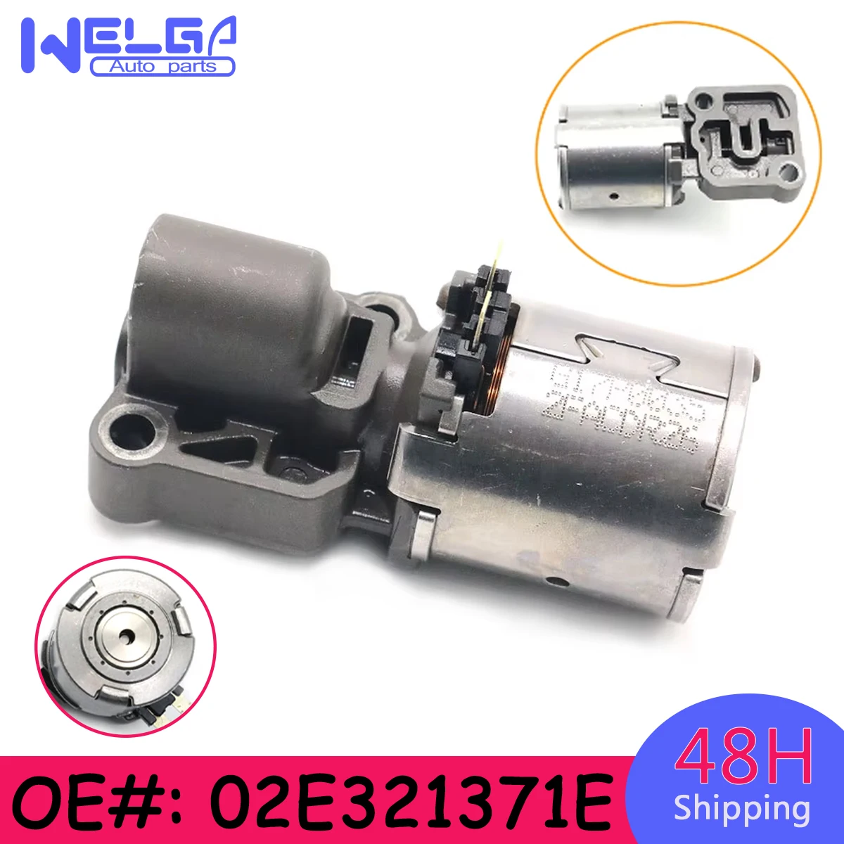 DQ250 DSG 6-Speed 02E Transmission Solenoid N215 N216 02E321371E For VW GOLF JETTA PASSAT BEETLE For Audi A3 Q3 TT  MK2