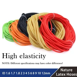 1/3M Nature Latex Rubber Hoses High Resilient Elastic Surgical Medical Tube Fitness Equipment Pull Strap Slingshot Catapult