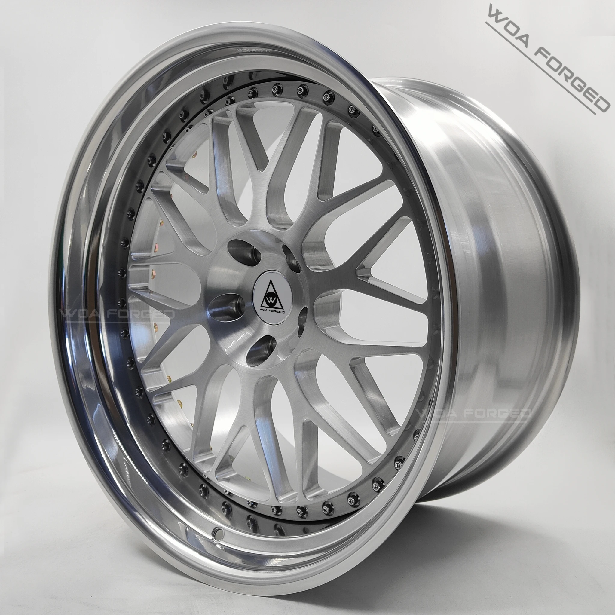 

LM Brushed Colour Forged 2-Piece Car Wheels Polished Lip GT M2 F80 F90 E46 E92 M3 M4 for BMW Audi for 540i BS LM Passengers