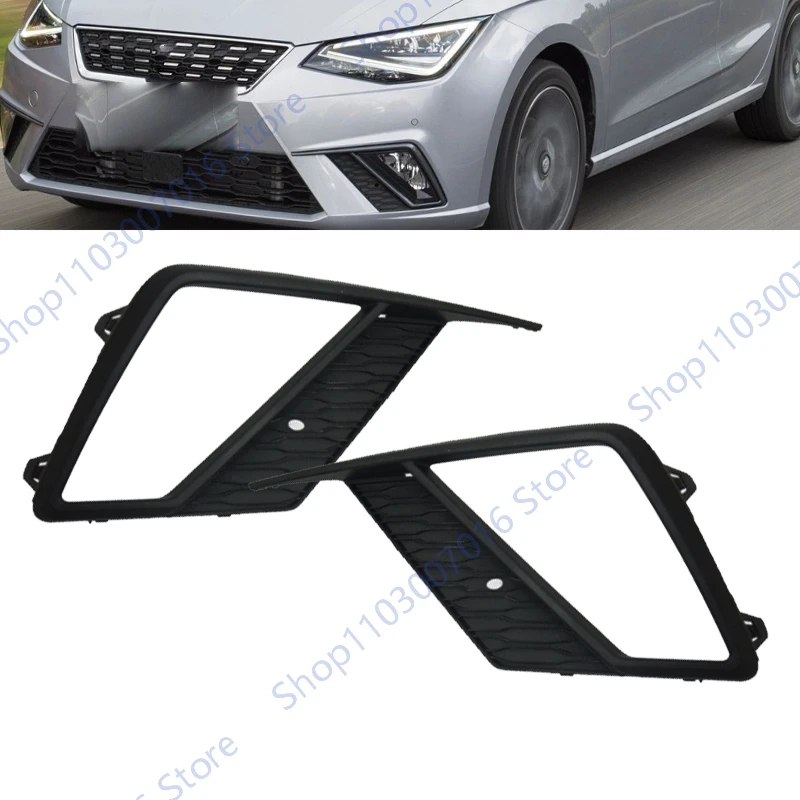 

Для Seat Ibiza 2018 2019 2020 2021 2022 крышка противотуманной фары передний бампер противотуманная фара рамка решетка автомобильные аксессуары 6F0853665A 6F0853666A