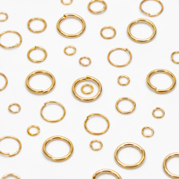 200pcs Gold plated 304 Stainless Steel Open Jump Rings, 2.5/ 3/ 5mm by 0.4mm (26 Gauge) Tiny, Connect Thin Chains (#GB-155)