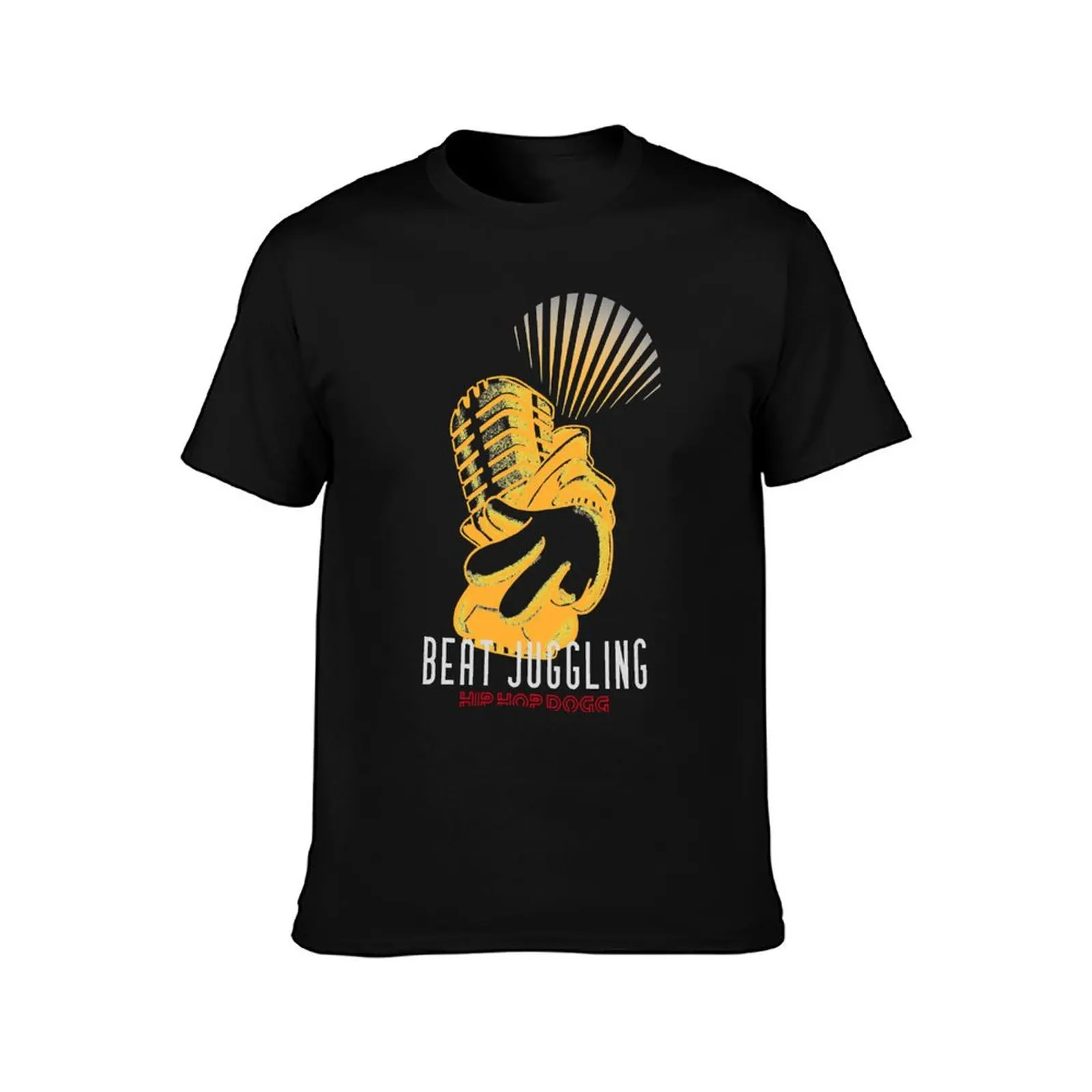 Hiphop Beat Juggling T-Shirt t shirt man casual T-Shirt