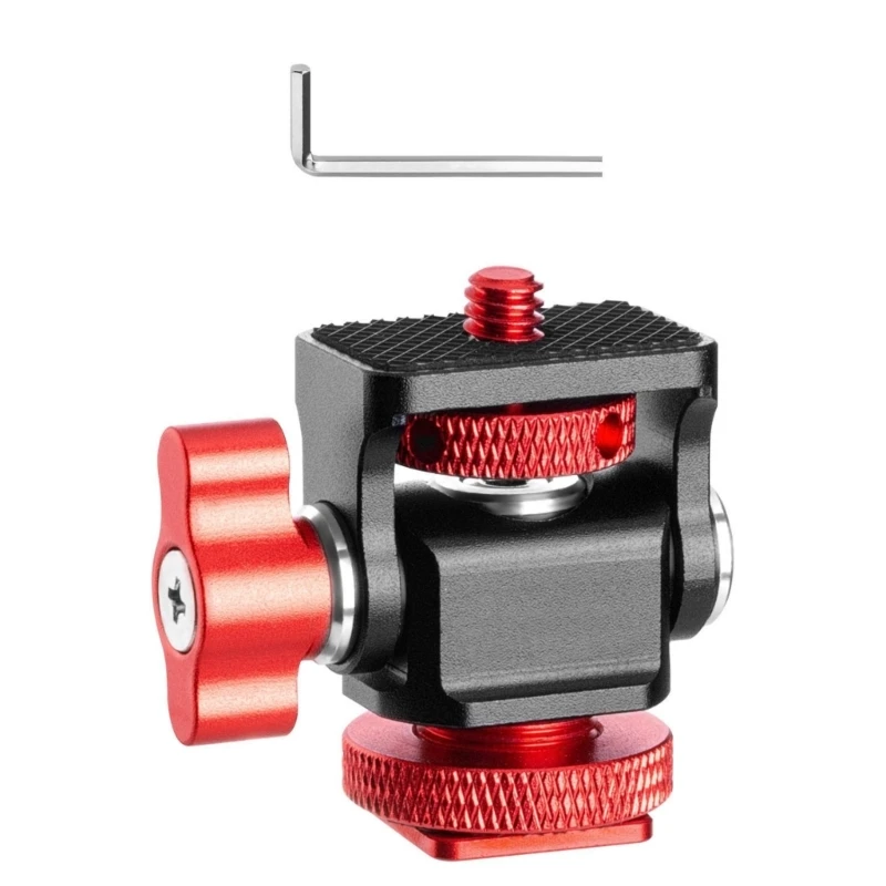 Soporte para monitores cámara 1/4 pulgadas con soporte giratorio para fría