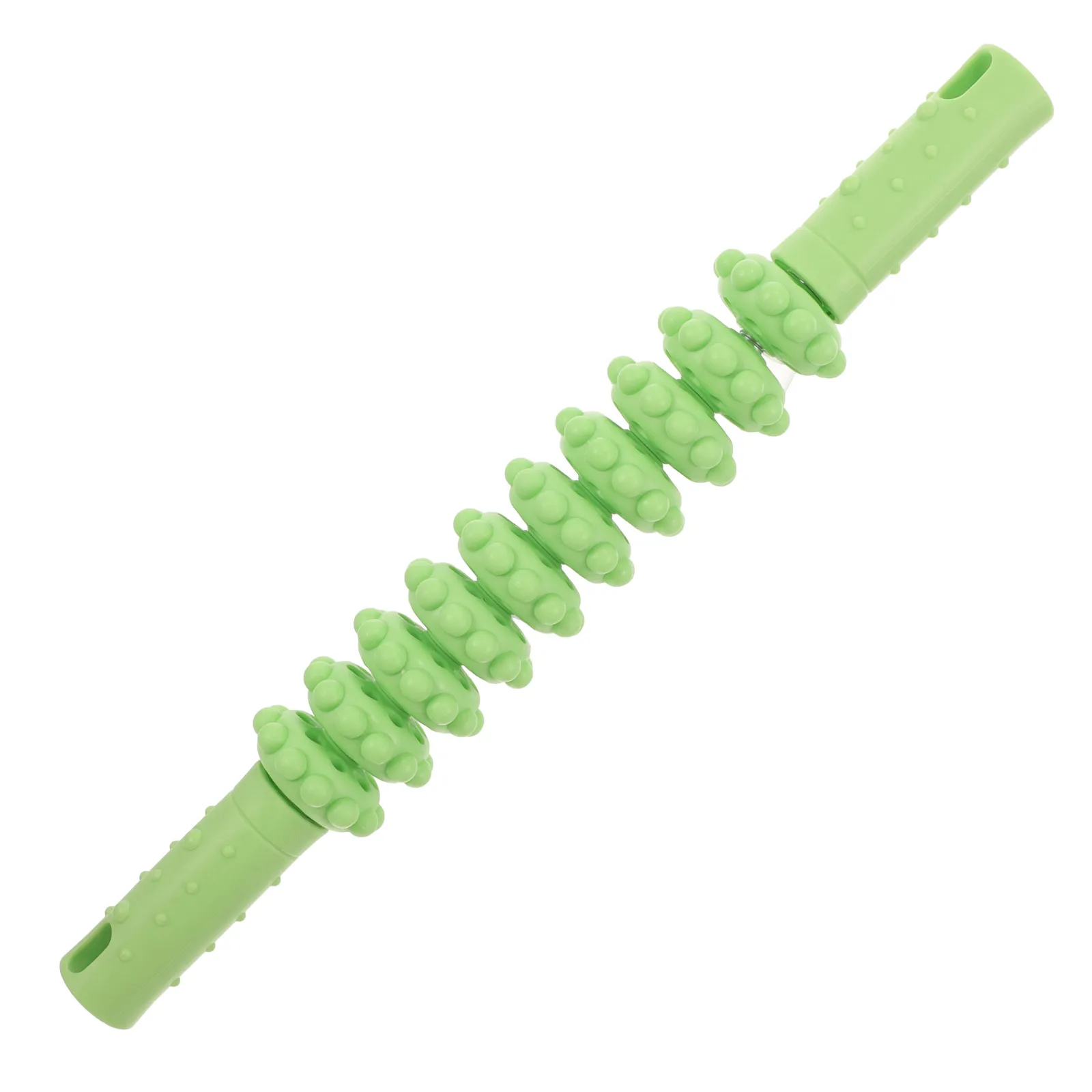 

Leg Massager Roller 360g Bendable 10-Wheel Stick for Calf Muscle Relaxation Sports Multi-use Massager Yoga Tool Promoting Blood
