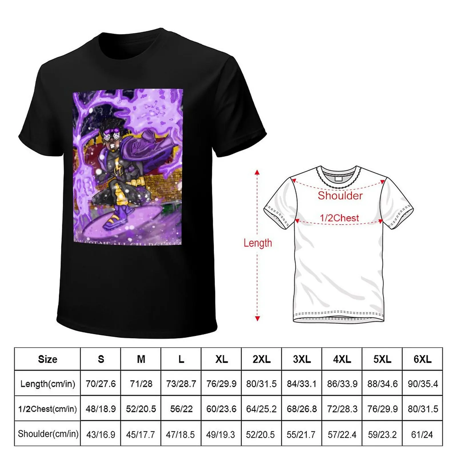 Static Shock by Justin Dawes T-Shirt Moisture Control Sports Tee