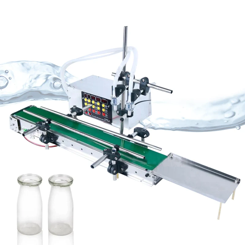 Electric Double Headed Liquid Filling Machine 10-100ml For Liquid Perfume Water Juice Essential Oil Filling Machine