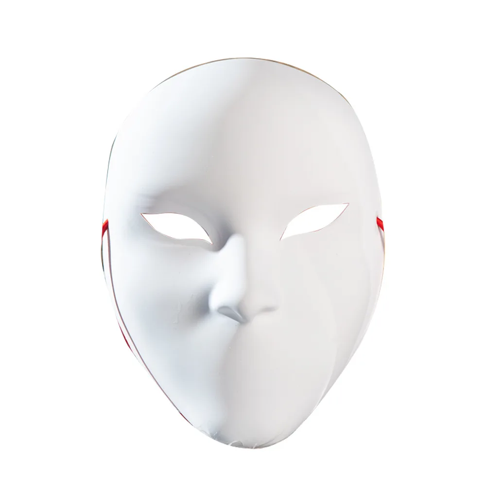 White Blank Diy Art Painting Face Cover Mask Women Men Halloween Masquerade Costume Party Cosplay Event Dress Up Props view 6