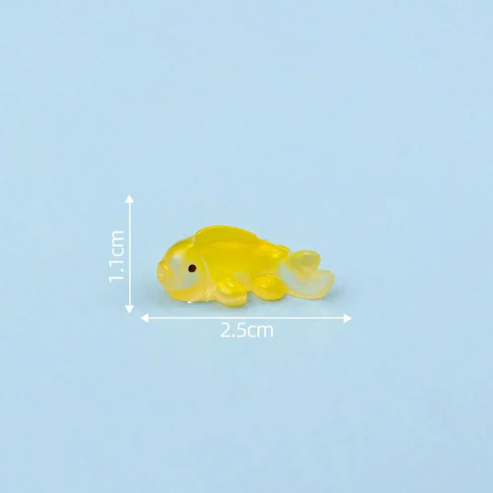 Koi Carp Cute Small Fish Ornaments DIY Micro Landscape Ornaments Fish Tank Mini Figurines Decoration Accessories