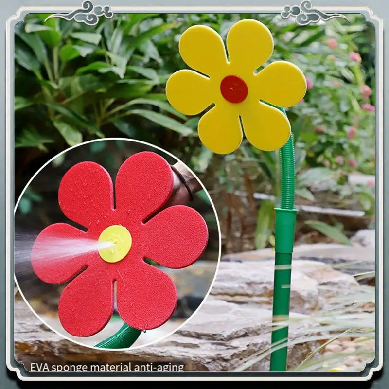 

Durable Shaking Head Sprinkler, Sun Flower Watering Device, Garden Children's Play Watering Device