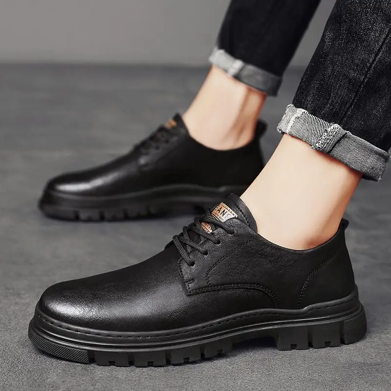 

European station men's shoes dress moccasin shoes new men's wedding Italian dress shoes