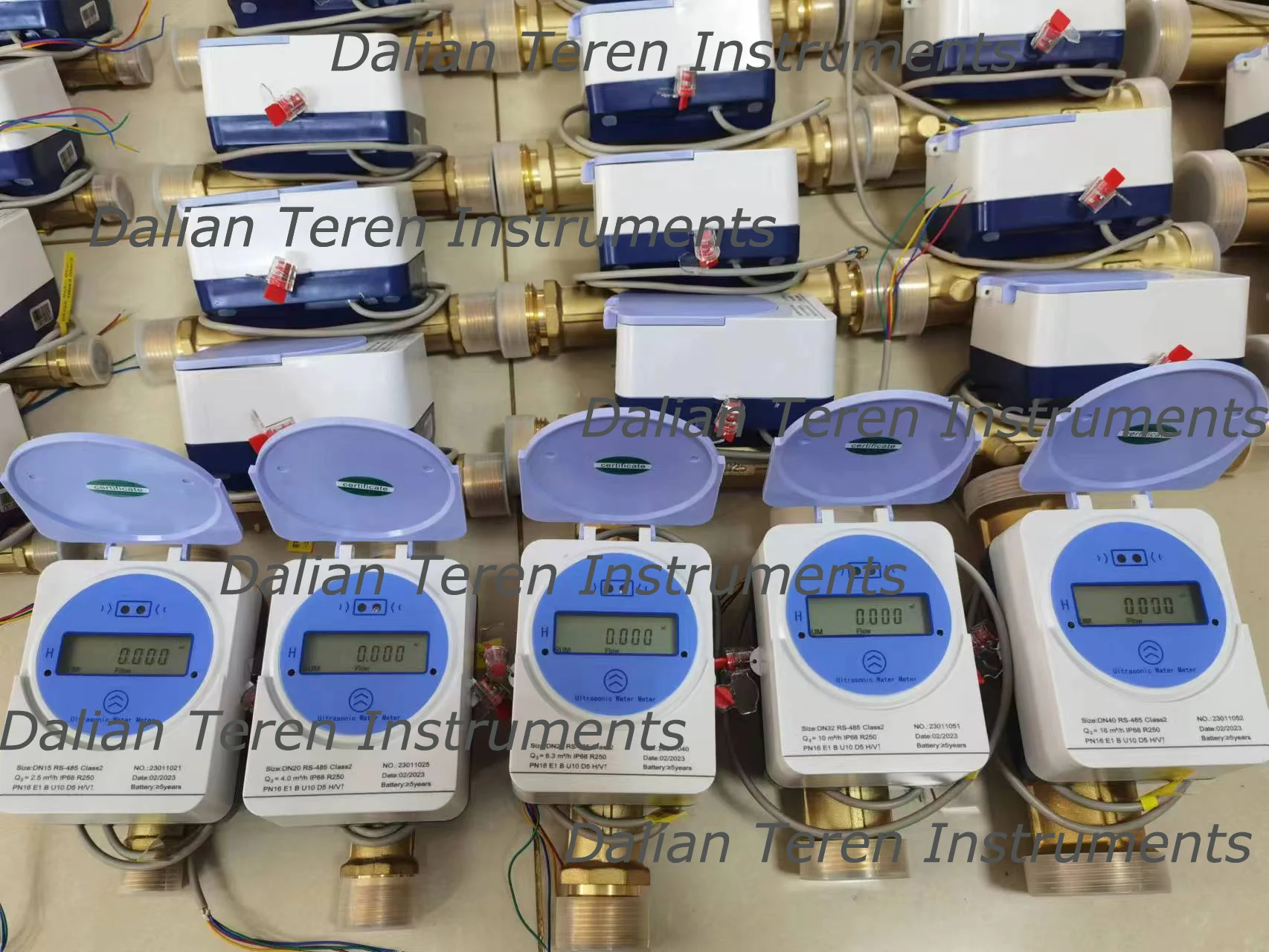 DLTEREN DN15 Household Smart RS485 Output Ultrasonic Fowmeter Ultrasonic Water Meter R250