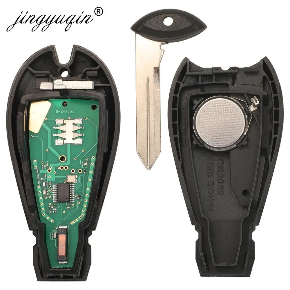 jingyuqin Fobik GQ4-53T Remote Car Key 433MHz PCF7961M 4A Chip for Jeep Cherokee Sport KL 2014 2015 2016 2017 2018 2019 Fob